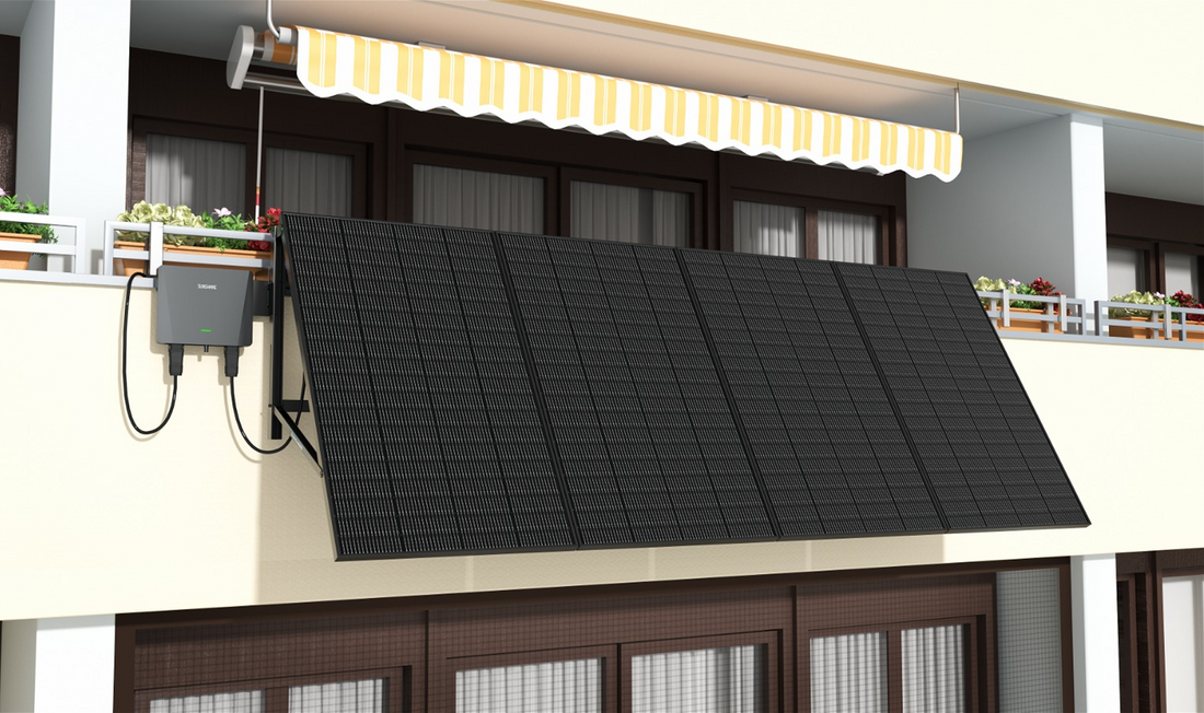 Balkonkraftwerk für Betonbalkon: Die Lösung (Ohne Bohren)