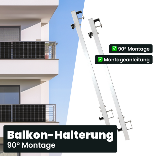 Balkon Halterung 90 Grad Montage