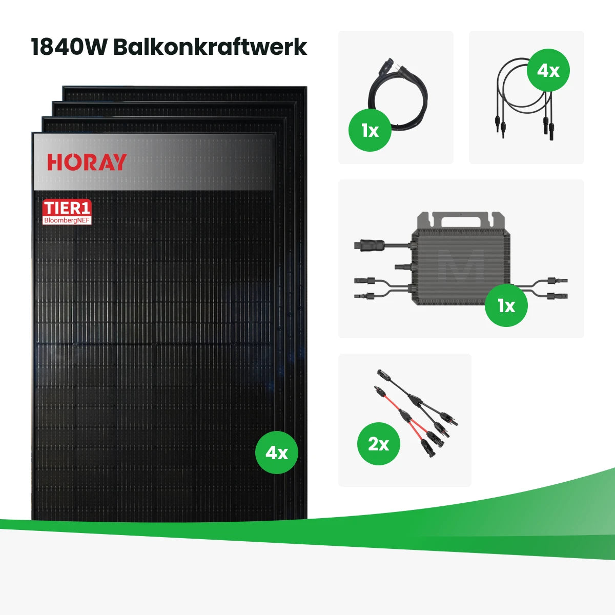 solBasic 1840W Balkonkraftwerk