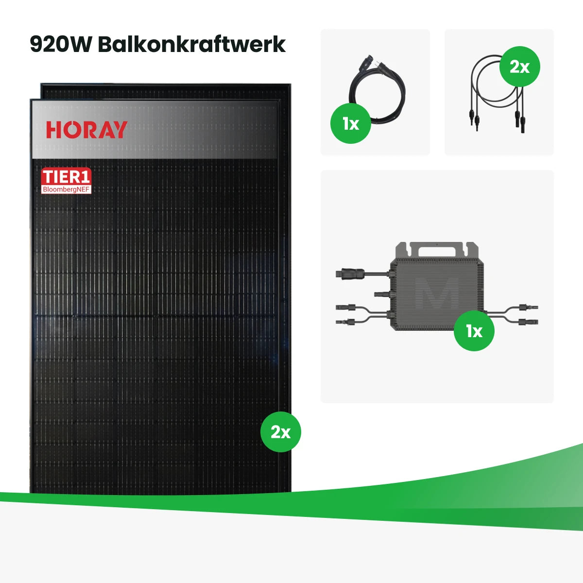 solBasic 920W Balkonkraftwerk