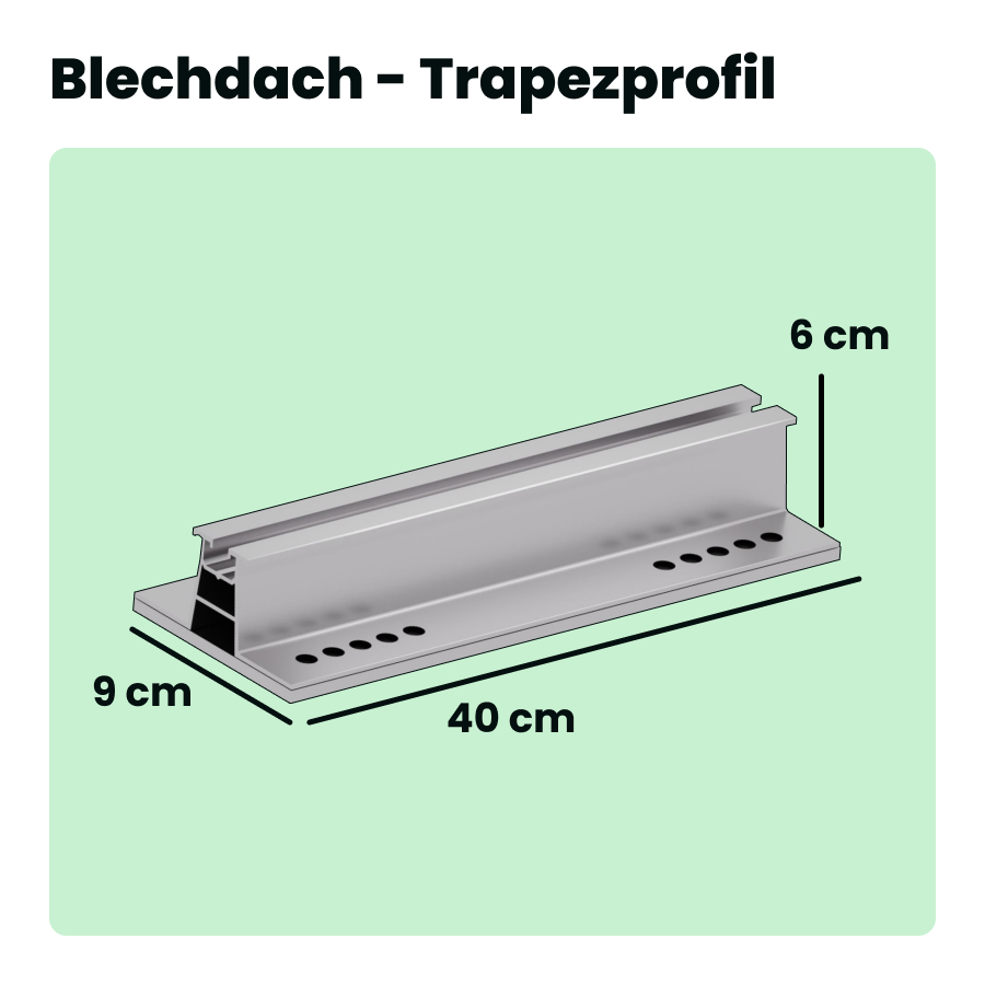 Blechdach- Trapezprofil
