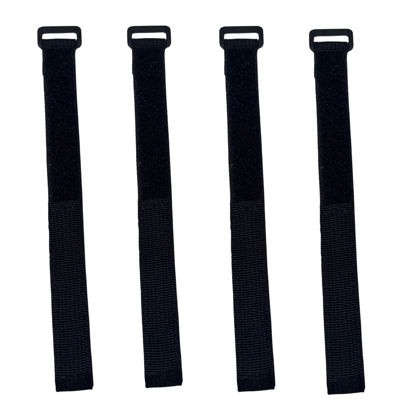 Kletthalter-Set (15 Stück) - schwarz - 300 mm