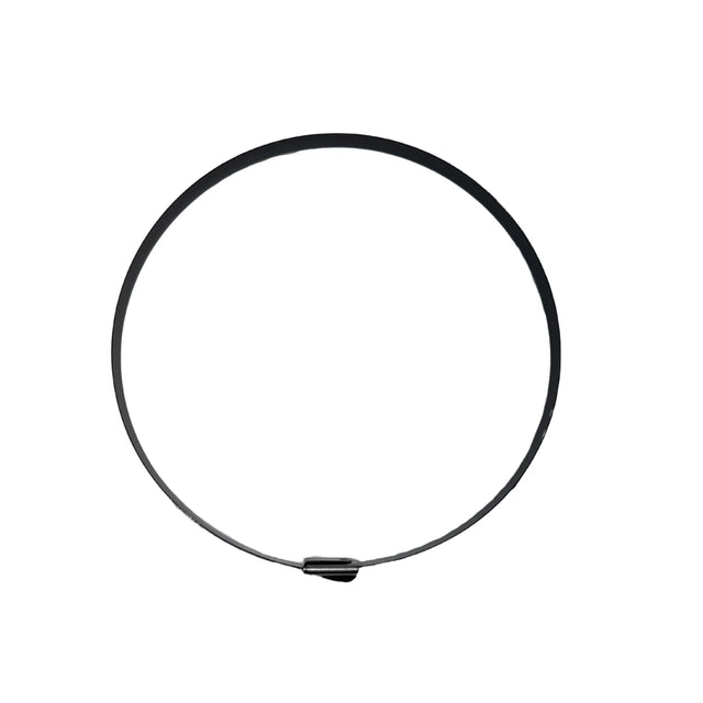 Kabelbinder-Set (15 Stück) - 360 mm - schwarz - Edelstahl