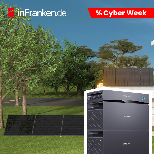 Sunshare Glory Balkonkraftwerk mit 1,5 kWh Speicher & 285W Modulen