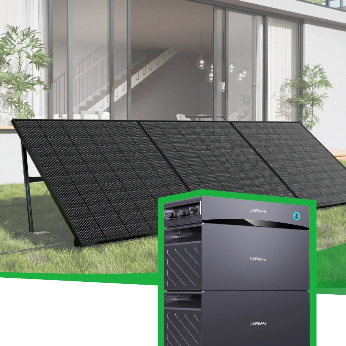 Sunshare Glory Balkonkraftwerk mit 1,5 kWh Speicher & 285W Modulen