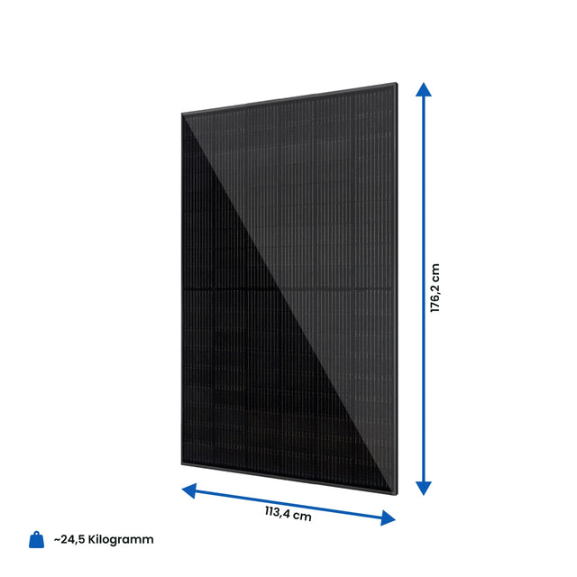 HORAY 460W Solarmodul (Bifazial & Transparent Fullblack)