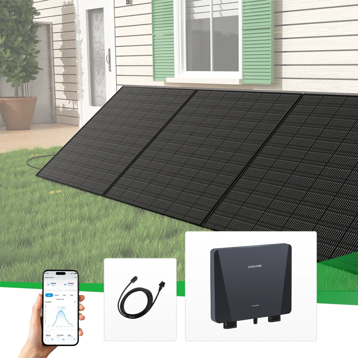 Sunshare Ray Balkonkraftwerk 285W - 1140W