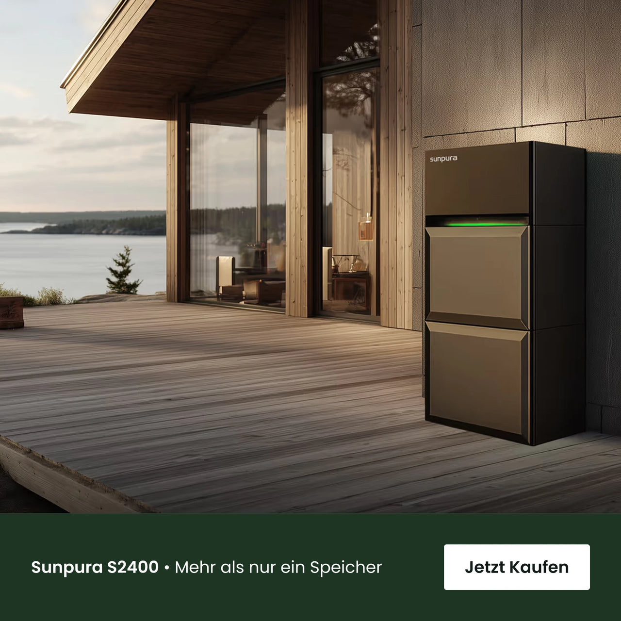 Sunpura Speicher draußen