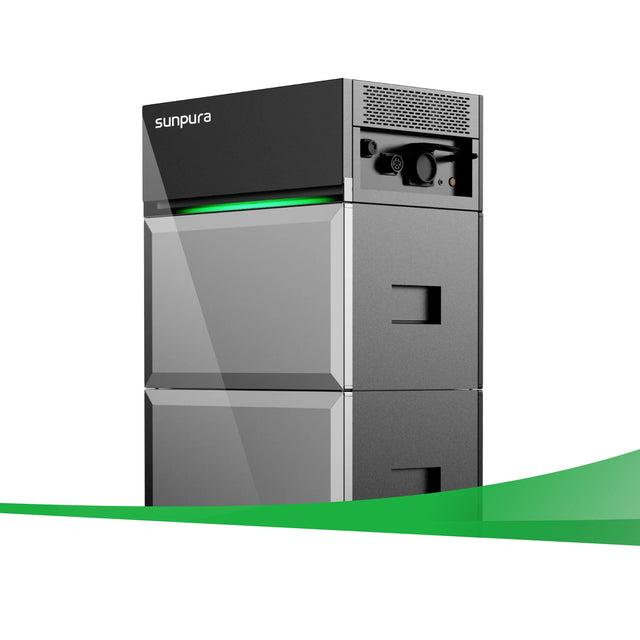 Sunpura Speicher schräg von Vorne