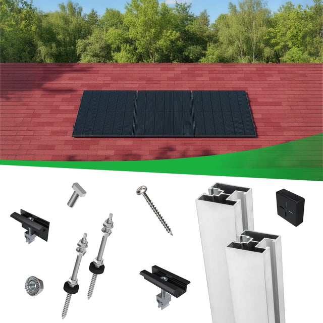 Stockschrauben Montageset / Gartenhaus-Halterung