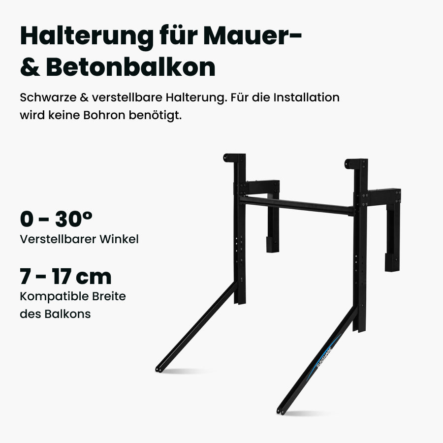 Halterung für Mauer- & Betonbalkon
