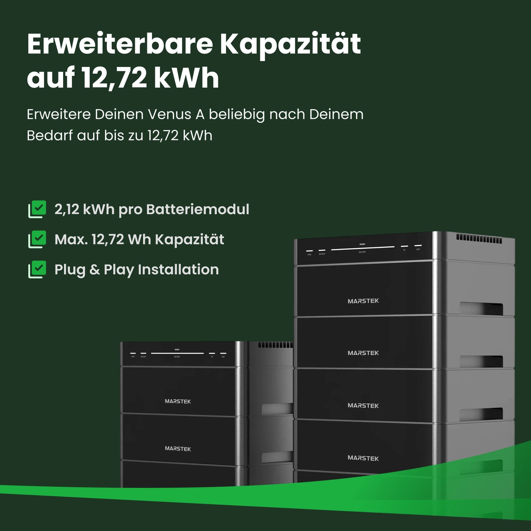 Marstek Venus A - 2,12 kWh Erweiterungsbatterie