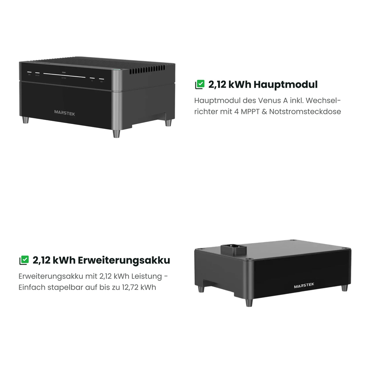 Marstek Venus A All-in-One Balkonkraftwerk mit Speicher